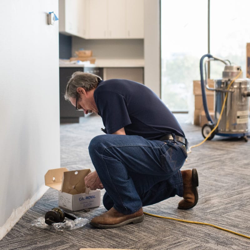 Howard working